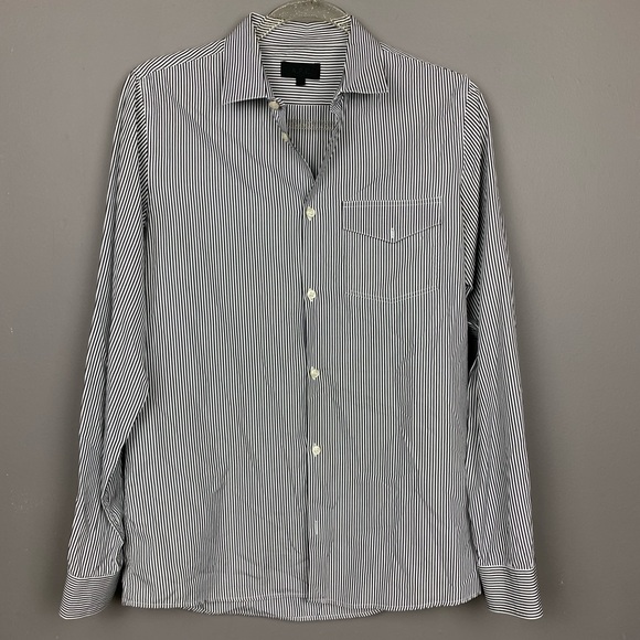 A.P.C. Tops - A.P.C. pinstriped blue button down shirt sz M